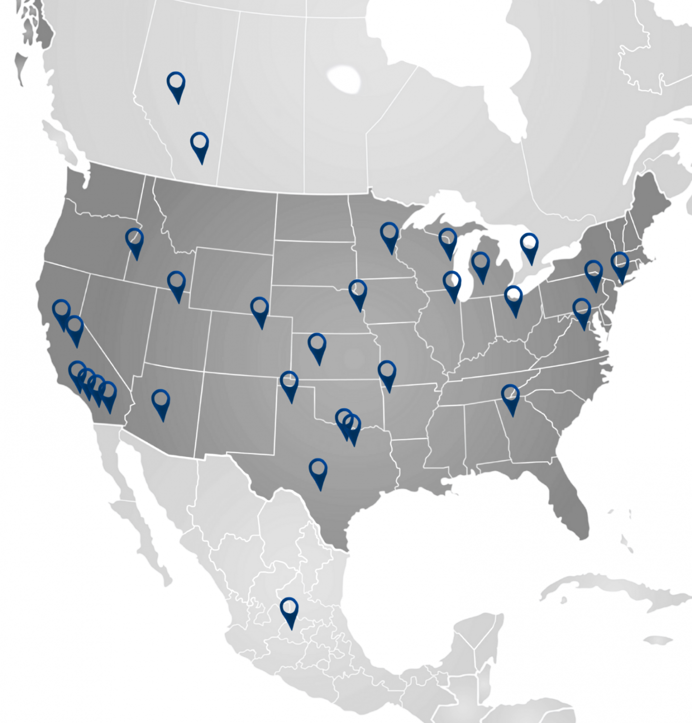 Certified Group Locations Map