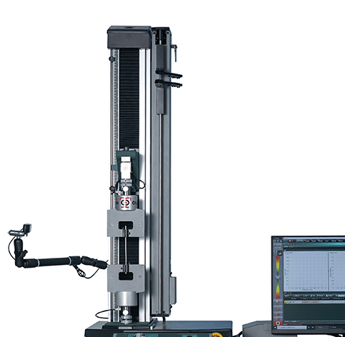 Tinius Olsen 1ST Benchtop Universal Testing Machine for break force testing of food products.